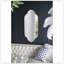 Champagne Gold Decorative Wall Mirror With Notched Edges, Elegant And Versatile For Any Room