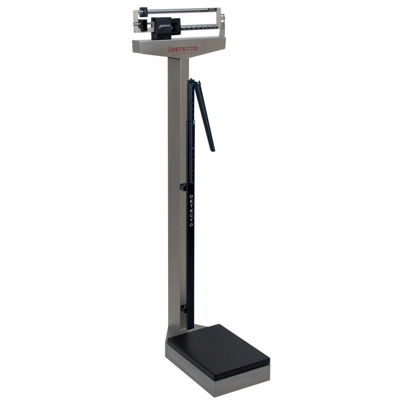 Balance à médecins au niveau oculaire detecto 43-s, Avec toise, 180 kg x 180 g