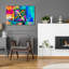 «Window into the Soccer Universe» par Jace D McTier - Peinture sans cadre-132891404