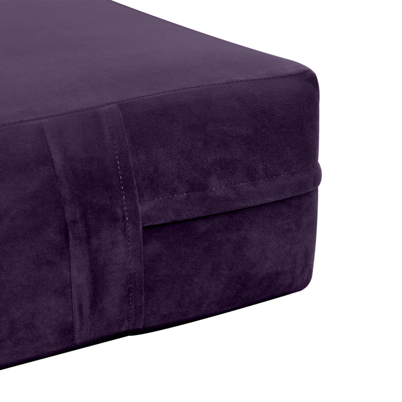 Housse de protection à fermeture à glissière pour matelas, Lit simple, 8", Mauve