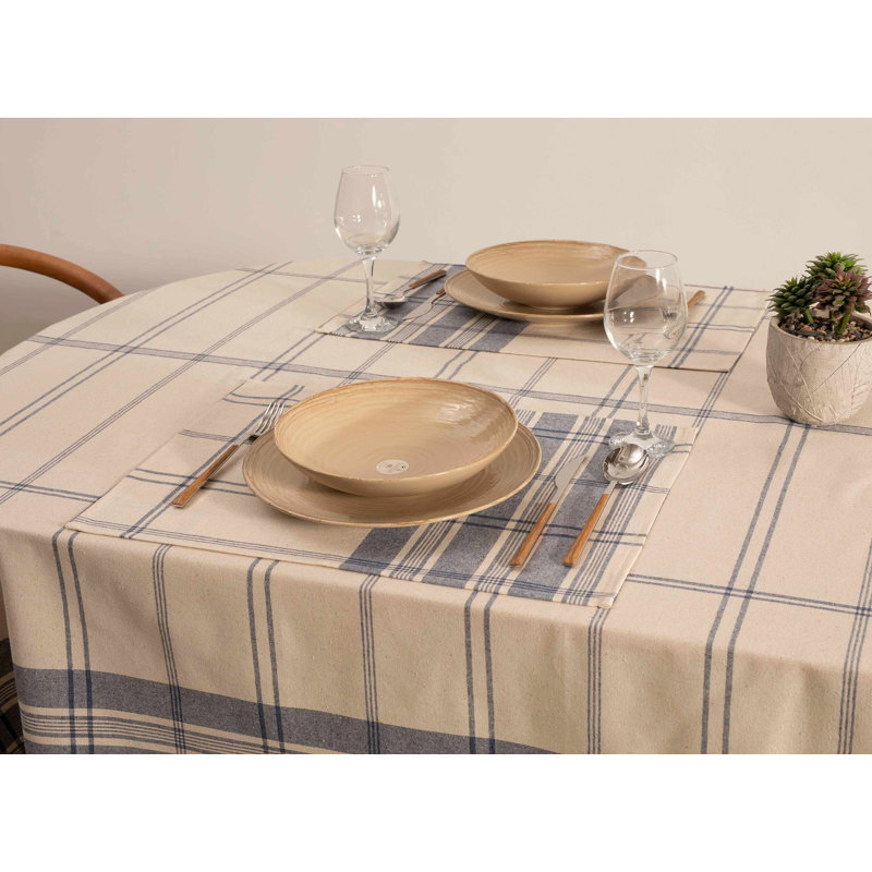 Coveney Cotton Blend Striped Rectangle Placemat