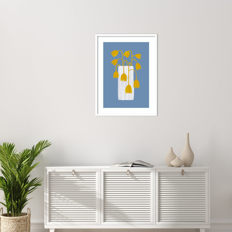 Vase rétro par Orara Studio, Blanc, H 33 po x l 25 po x P 1 po
