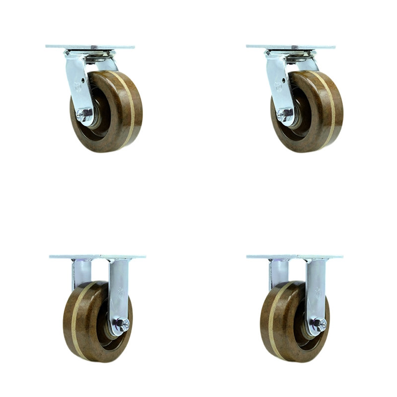 Ensemble de roulettes 4 pièces avec roulettes