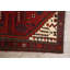 Tapis décoratif en laine noué à la main de conception unique 3 pi 5 po x 4 pi 6 po Beedon New Age