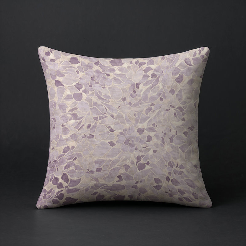 Coussin décoratif intérieur et extérieur Modern, Gris abstrait 238, Carré 16 po
