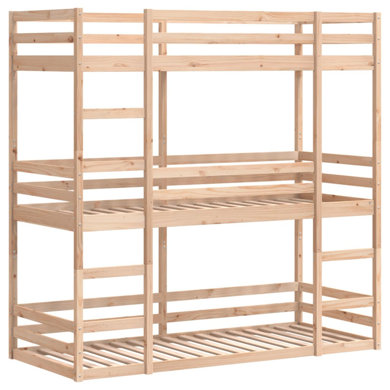 Vakhtang Solid Wood Bed, Natural