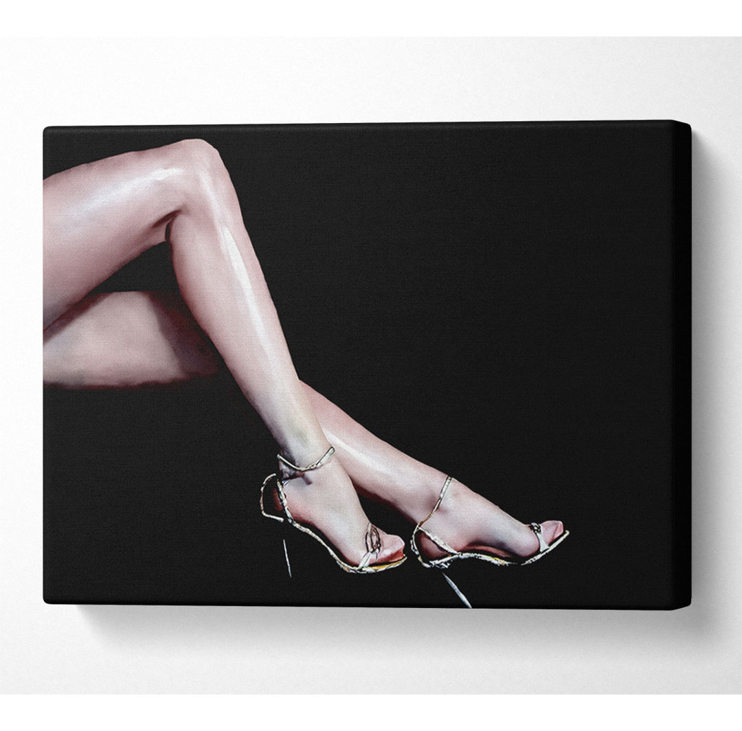 Hot Legs - Kunstdrucke auf Leinwand - Wrapped Canvas