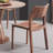 Simple Walnut Solid Wood Backrest Dining Chairs