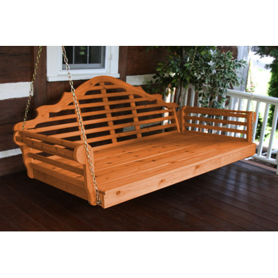 Elfetie 5 Person Cedar Porch Swing