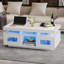 Pedestal Coffee Table with Storage