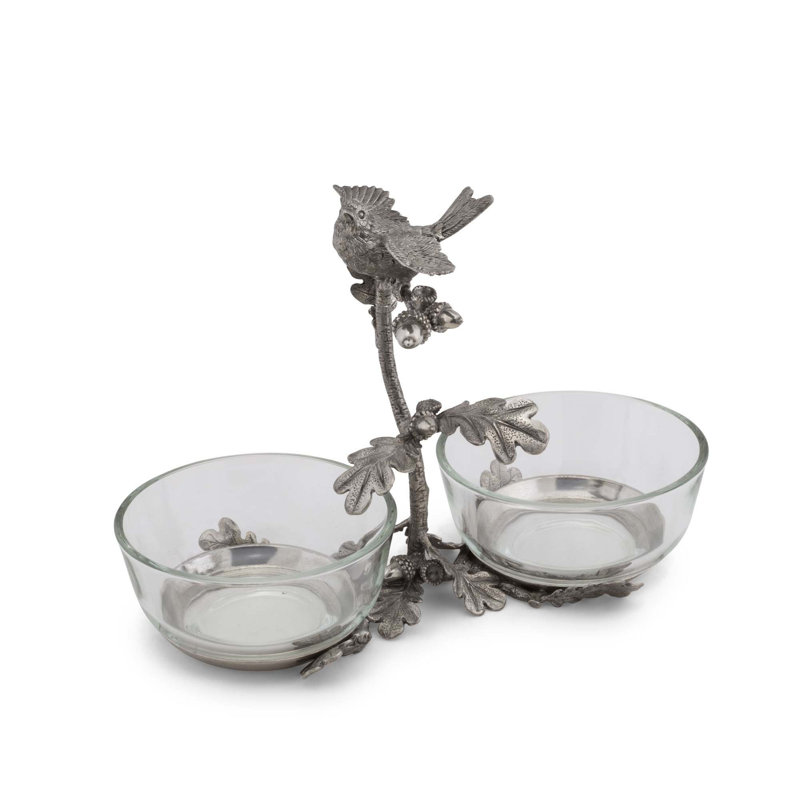 Song Bird Handmade Condiment Server