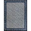 Rectangle Antique 1920s Chinese - Peking Wool Blue Knotted Room Size Rug