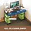 Metal Base Computer Desk