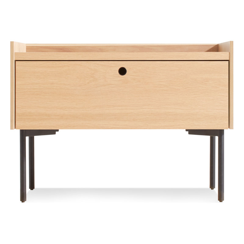 Peek 1 - Drawer Nightstand, White Oak