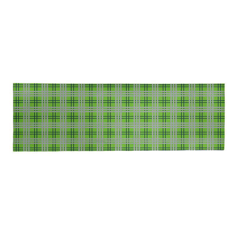 Tapis écossais vert, Tapis de couloir 2 pi 6 po x 8 pi