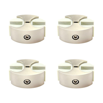 Klem - Paquet de 4 - Connecteurs de panneau polyvalents pour écrans créatifs - Compatibilité de panneau de 3/8 po
