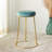 Saroun Upholstered Counter Stool with Metal Frame-954301526