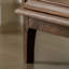 Commode d'appoint simple en noyer noir