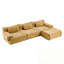 Canapé rembourré avec 3 coussins et repose-pieds-1161736737