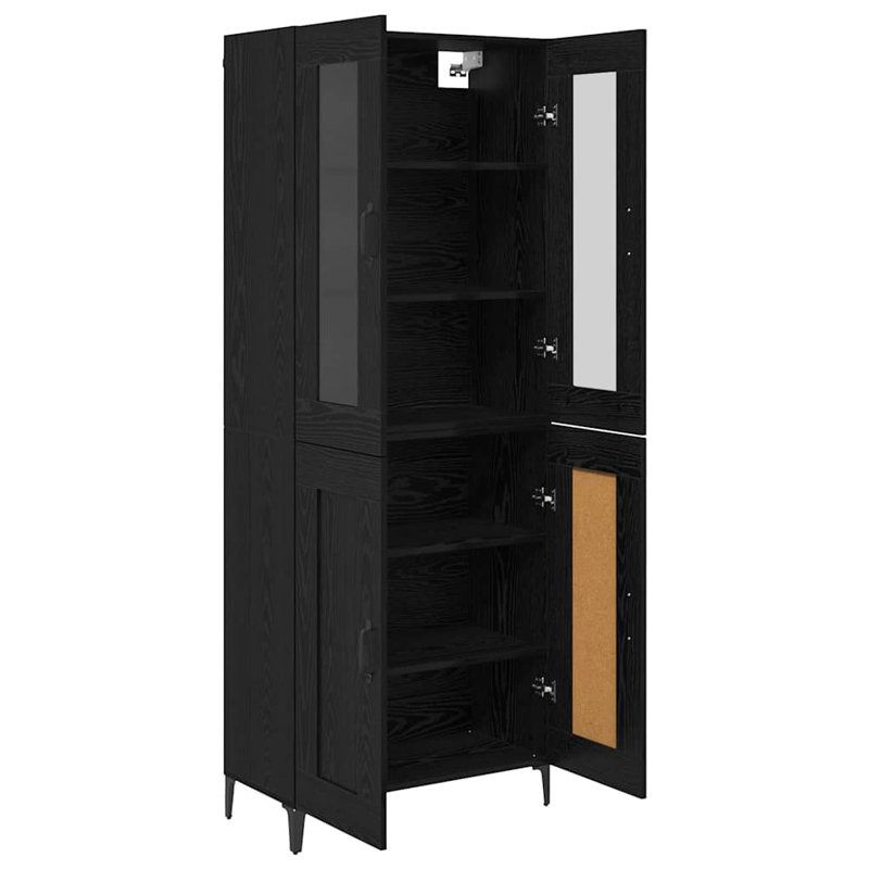 69.5cm Sideboard, Black Oak