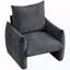 Chaise d'appoint rembourrée avec coussin-132275789