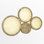Modern Steel Wall Sconce Lighting – Crystal and Steel Circles