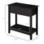 Table de rangement mince, table d'appoint étroite, table de bout