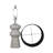 Echo Essence Ceramic Table Lamp - Textured Grey