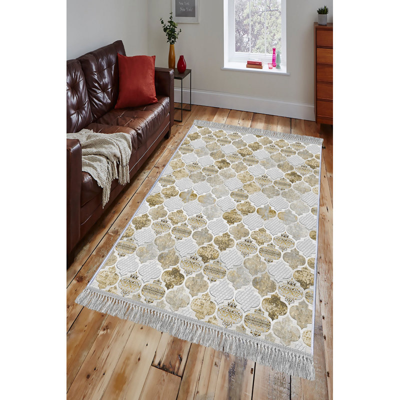 Luxurious 3D Printed Velvet Carpet, 47.2 x 70.9 inches | 100% Velvet Fabric, 100% Cotton Sole | Pile Height: 0.4 inches, Total Height: 0.5 inches | Antibacterial, Non-Slip, Machine Washable | Ideal for Living Room & Bedroom Decor