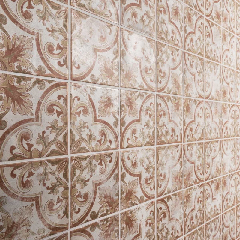 Paula Purroy Talia 5.11 In. X 5.11 In. Matte Ceramic Wall Tile (6.02 Sq. Ft. / Case), Vila