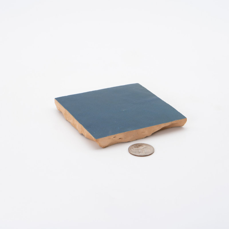 Zelig 4" x 4" Moroccan Wall & Floor Tile, Deep Blue