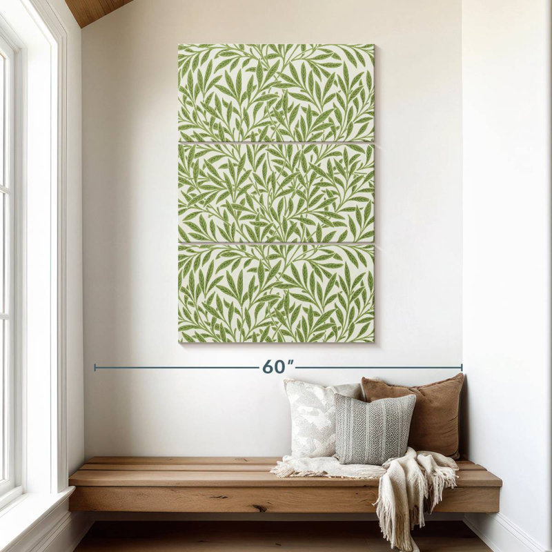 Kerner Willow Pattern, 50" H x 32" W