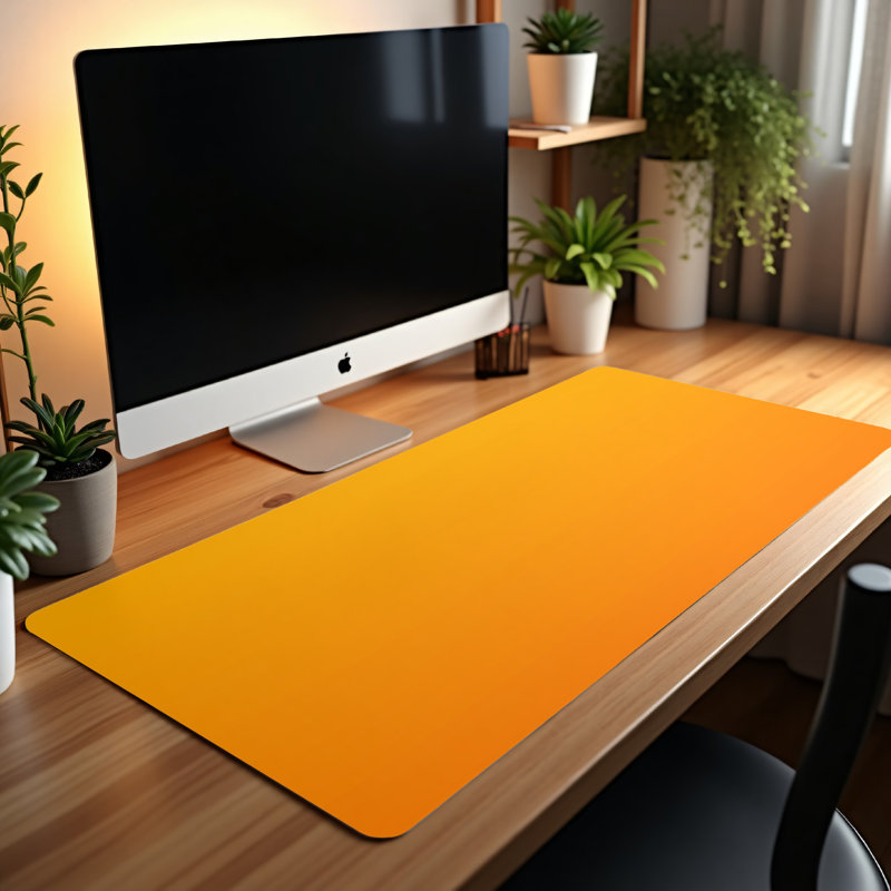 Polyester Desk Pad, 31.5x15.5