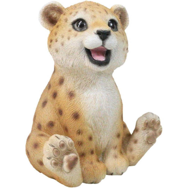 Figurine fantaisiste léopard avec un grand sourire