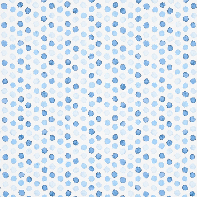 Papier peint Mini Bursts, Bleu