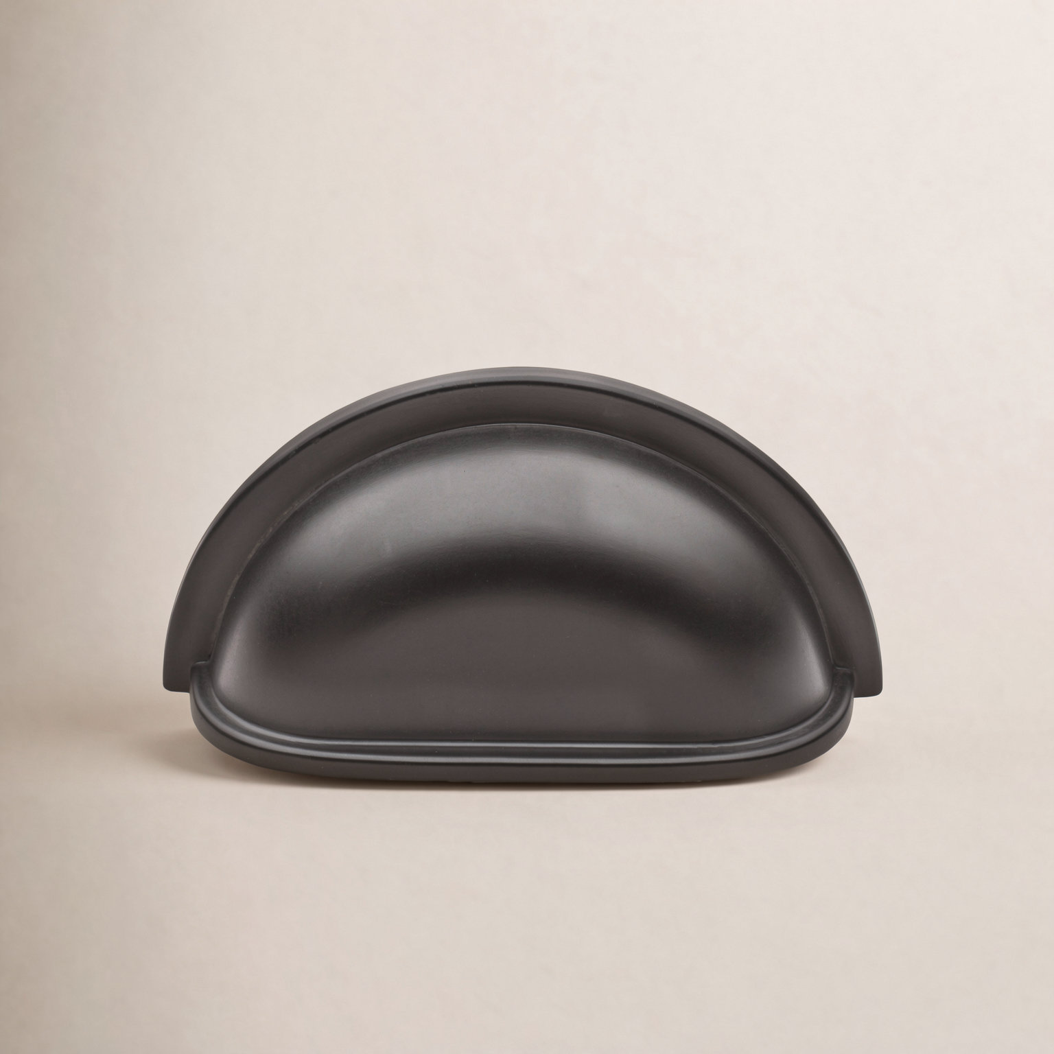 Classic 3" Center to Center Cup/Bin Pull, Matte Black