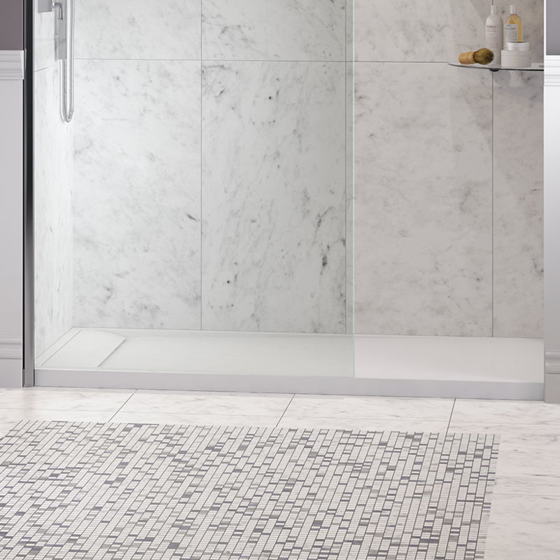 Base de douche 60 "x 36" Townsend, Droite