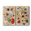 Miro Memoirs III - Toile tendue avec châssis de qualité supérieure - Prêt à accrocher-108942785