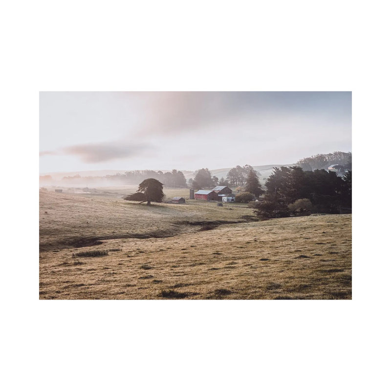 Sunrise On The Farm by Heather Roberson - Wrapped Canvas Print, 20.32 cm H x 30.48 cm W