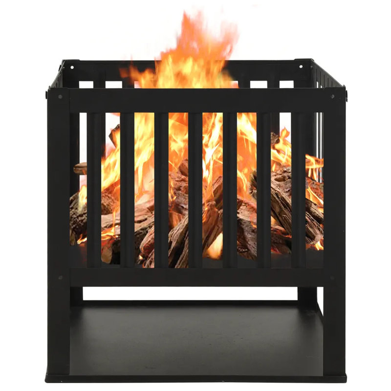 Trafalgar Fire Pit 40x40x40 cm Steel