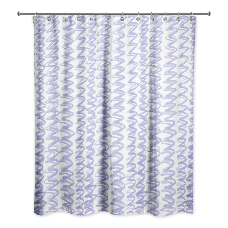 Rideau de douche Robertia, Bleu