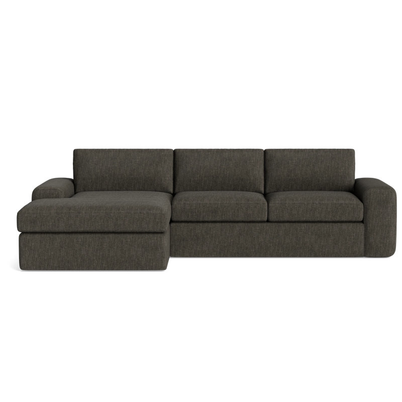 The OG Sectional, Left Hand Facing, Performance Weave - Onyx