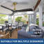 Ventilateur de plafond intérieur / extérieur pour patio avec télécommande-431219132-422312985-422313195