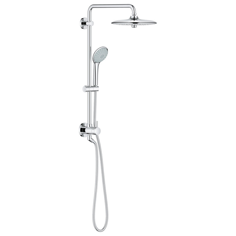 Retro-Fit™ Thermostatic Complete Shower System, Starlight Chrome