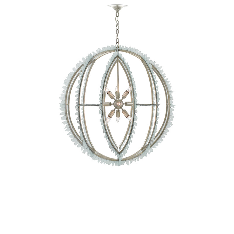 Saltwater 9 - Light Dimmable Globe Chandelier