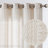 Kidist Linen Semi-Sheer Rod Pocket Curtain Pair-1963855523-1963855533