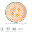 Nicola Spring Hand-Printed Sauce Dishes - 10cm - Orange - Pack of 3