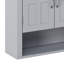 Armoire à pharmacie murale de salle de bain avec tablettes réglables-124651341