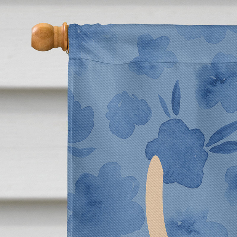 Caniche en polyester à 2 côtés 40 x 28 po standard welcome drapeau maison, Chihuahua 3