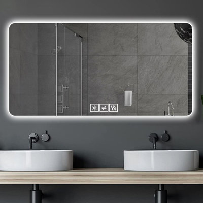 Miroir de salle de bain DEL
